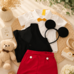 Mickey mouse outfit set